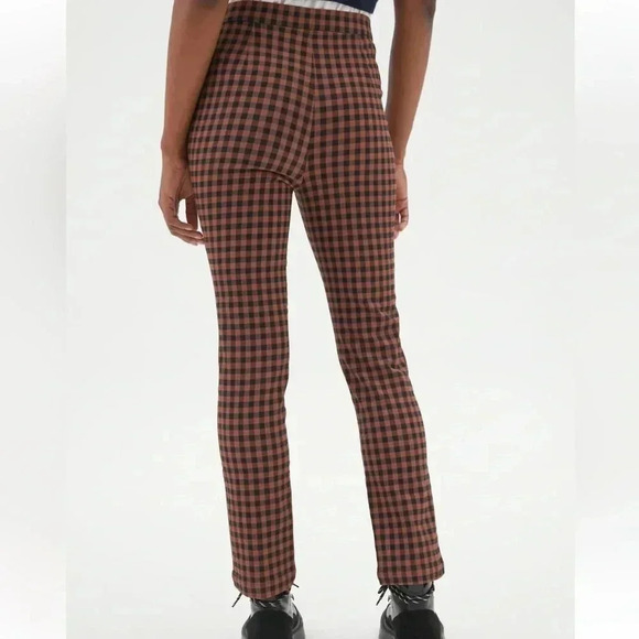 Urban Outfitters Tessa Plaid Notched Pants Women’s Size 4 - Picture 3 of 4